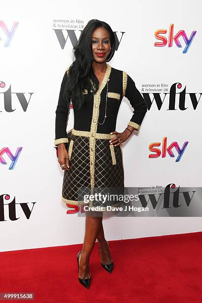 Amma Asante attends the Sky Women in Film and TV Awards at London Hilton on December 4, 2015 in London, England.