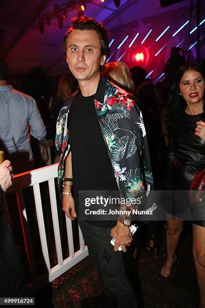 Jonathan Cheban attends Day 1 of The Dean Collection X BACARDI Untameable House Party on December 3 in Miami, Florida.