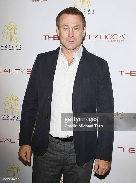 Grant Bowler arrives at "The Beauty Book For Brain Cancer" Edition 2 launch party held at Le Jardin on December 3, 2015 in Hollywood, California.