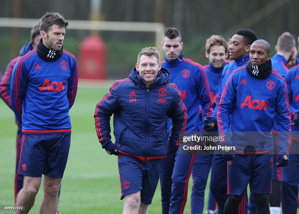 Manchester United Training and Press Conference
