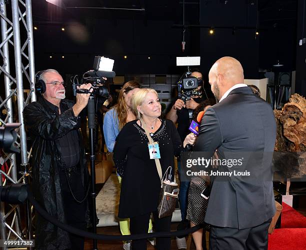 Amaury Nolasco attends the Global Gift Foundation Dinner at Auberge Residences & Spa sales office on December 3, 2015 in Miami, Florida.