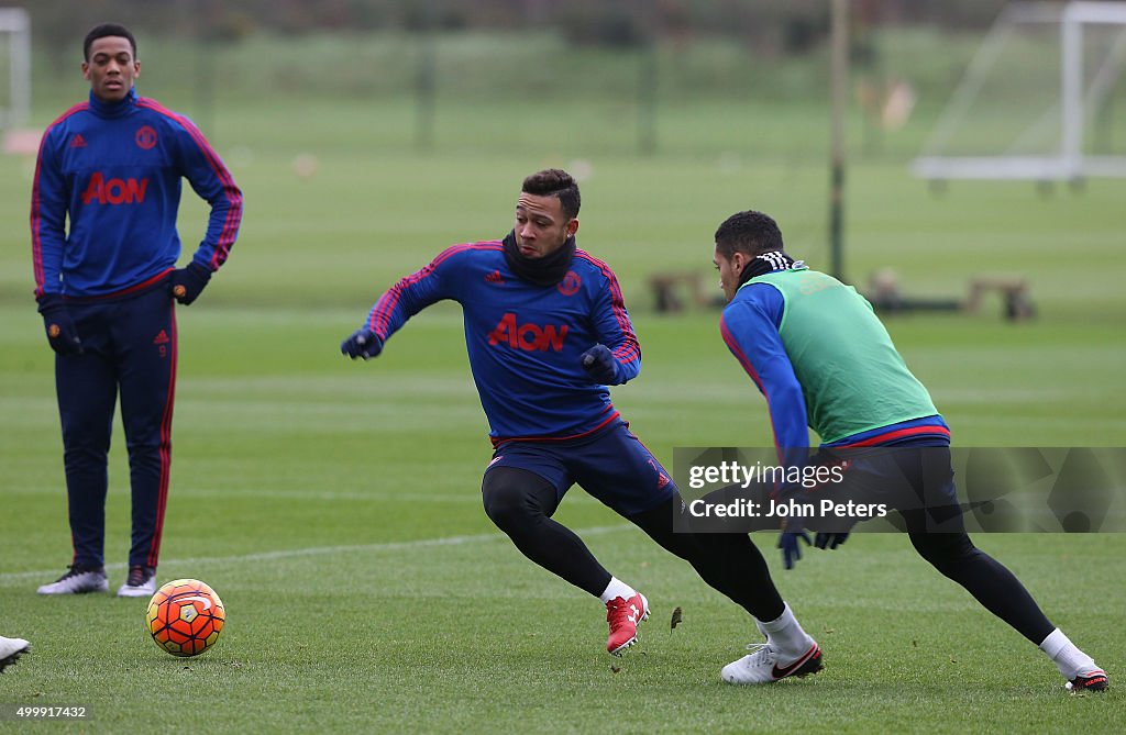 Manchester United Training and Press Conference