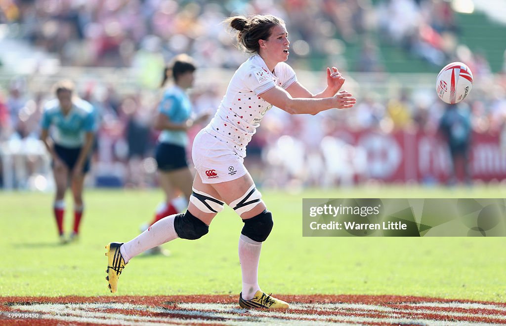 Emirates Dubai Rugby Sevens: HSBC World Rugby Sevens Series - Day Two