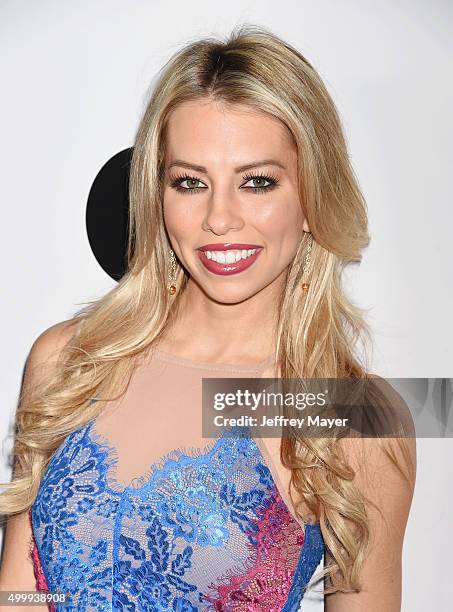 Sports Broadcaster Lindsay McCormick arrives at The Game Awards 2015 - Arrivals at Microsoft Theater on December 3, 2015 in Los Angeles, California.