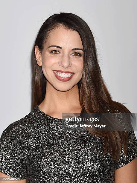 Voice actress Laura Bailey arrives at The Game Awards 2015 - Arrivals at Microsoft Theater on December 3, 2015 in Los Angeles, California.