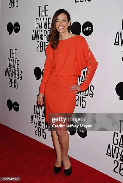 Video Game designer Jade Raymond arrives at The Game Awards 2015 - Arrivals at Microsoft Theater on December 3, 2015 in Los Angeles, California.