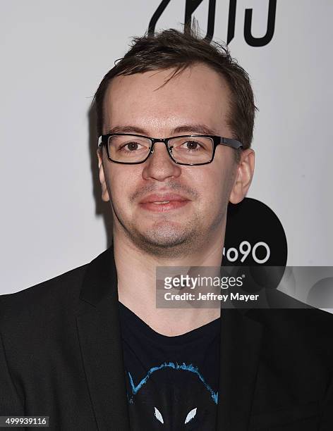 Composer Gareth Coker arrives at The Game Awards 2015 - Arrivals at Microsoft Theater on December 3, 2015 in Los Angeles, California.