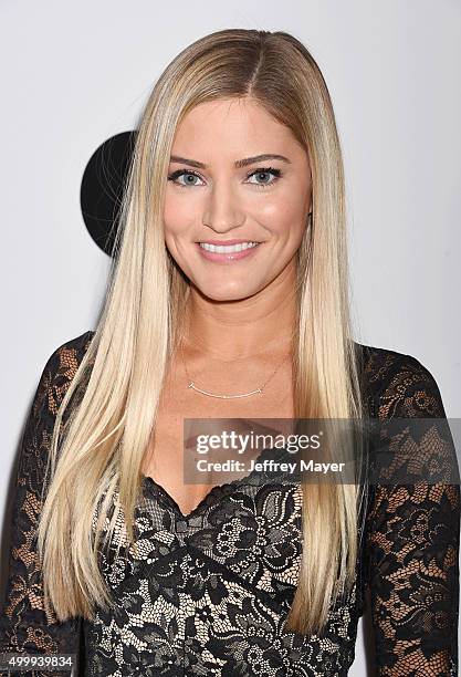 YouTube personality/author iJustine arrives at The Game Awards 2015 - Arrivals at Microsoft Theater on December 3, 2015 in Los Angeles, California.