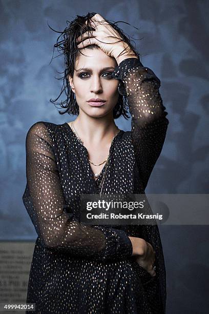 Actress Christiane Filangeri is photographed for Self Assignment on November 24, 2015 in Rome, Italy.