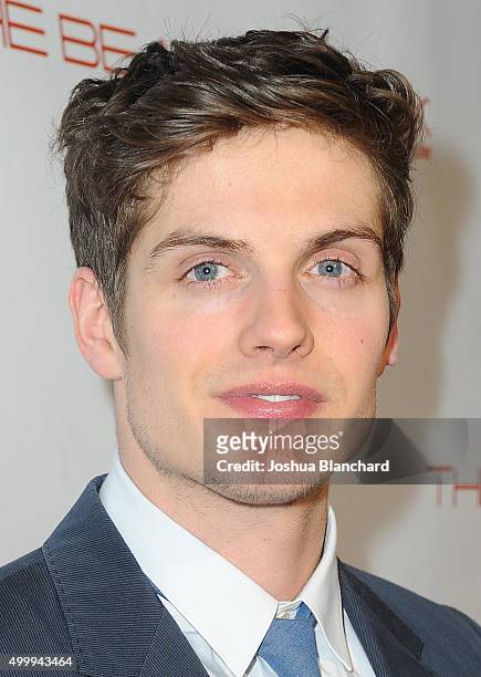 Daniel Sharman arrives at "The Beauty Book For Brain Cancer" Edition Two Launch Party sponsored by Voices Against Brain Cancer on December 3, 2015 in...