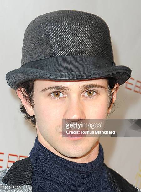 Connor Paolo arrives at "The Beauty Book For Brain Cancer" Edition Two Launch Party sponsored by Voices Against Brain Cancer on December 3, 2015 in...