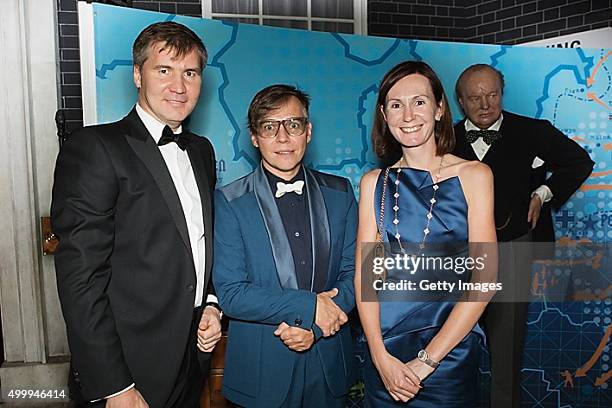 Ilya Lagutenko of Mumiy Troll and guests attend Eastern Seasons' Gala Dinner at Madame Tussauds on November 30 2015, in London, England.