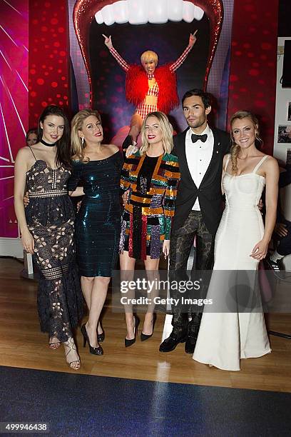 Emma Miller ,Hofit Golan,guest, Mark-Francis Vandelli and Camilla Kerslake attends Eastern Seasons' Gala Dinner at Madame Tussauds on November 30...