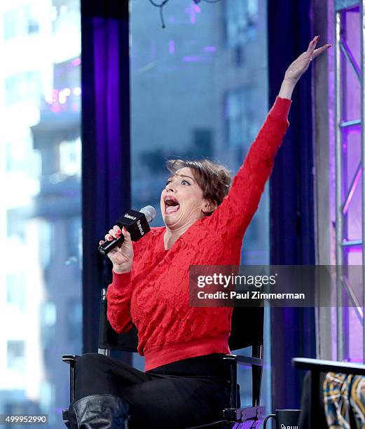 Lesli Margherita attends AOL BUILD Presents: Lesli Margherita at AOL Studios In New York on December 4, 2015 in New York City.