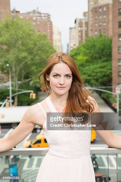 Model Kate Stoltz is photographed for Society Magazine- France on May 21 in New York City.