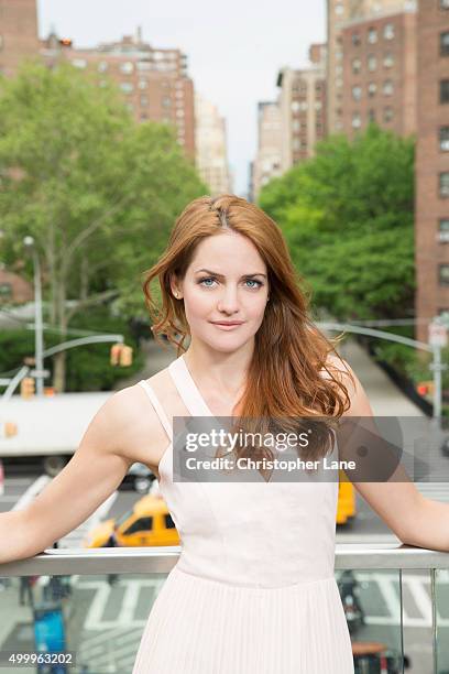 Model Kate Stoltz is photographed for Society Magazine- France on May 21 in New York City.