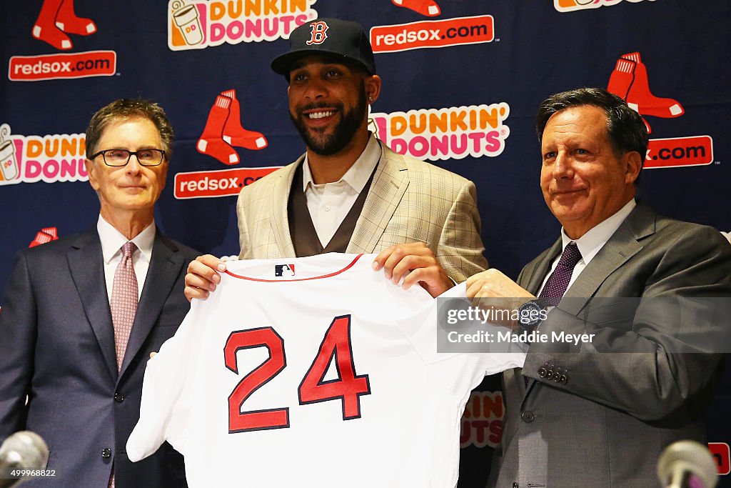 Boston Red Sox Introduce David Price