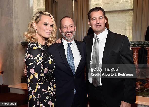 Actress/model Molly Sims, President, Universal Pictures and March of Dimes Co-chair Jimmy Horowitz and producer Scott Stuber attend the March Of...