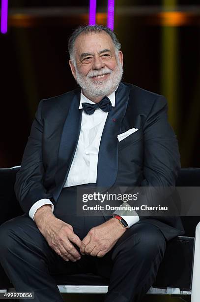 Francis Ford Coppola attends the Tribute To Bill Murray during the 15th Marrakech International Film Festival on December 4, 2015 in Marrakech,...