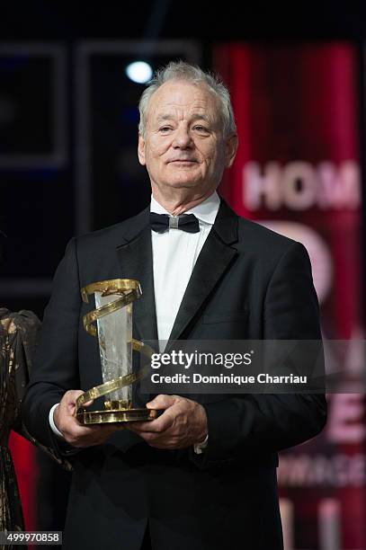 Bill Murray attends the Tribute To Bill Murray during the 15th Marrakech International Film Festival on December 4, 2015 in Marrakech, Morocco.