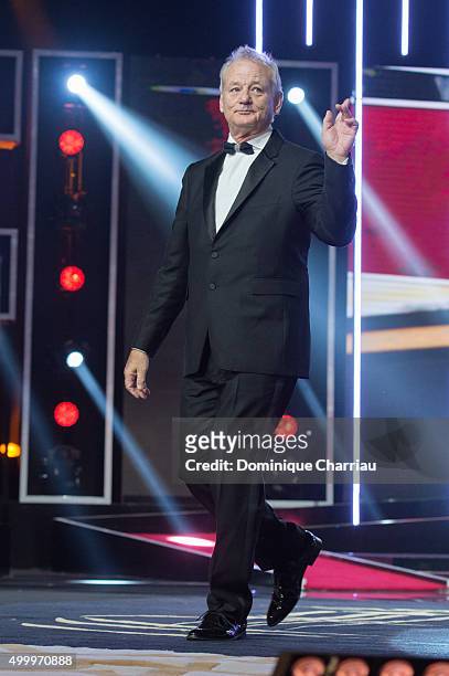 Bill Murray attends the Tribute To Bill Murray during the 15th Marrakech International Film Festival on December 4, 2015 in Marrakech, Morocco.