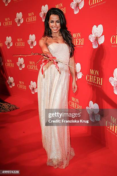 Fernanda Brandao attends the Mon Cheri Barbara Tag 2015 at Postpalast on December 4, 2015 in Munich, Germany.