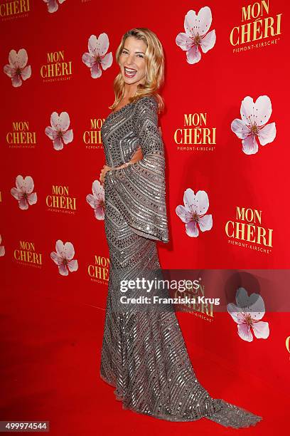 Giulia Siegel attends the Mon Cheri Barbara Tag 2015 at Postpalast on December 4, 2015 in Munich, Germany.