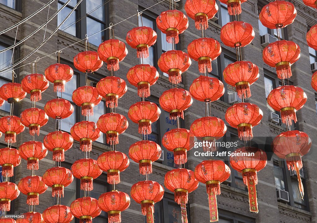 Colorful Chinese Paper Lanterns