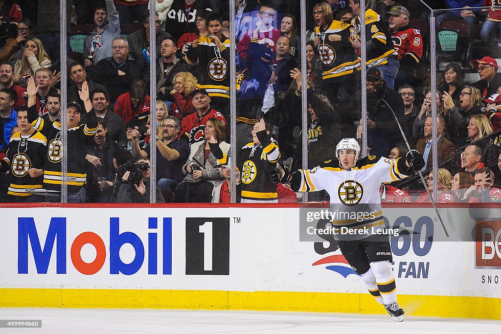 Boston Bruins v Calgary Flames