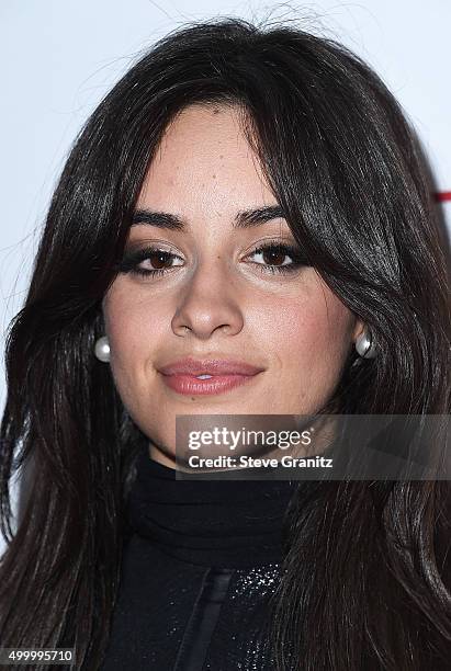 Singer Camila Cabello of Fifth Harmony attends 102.7 KIIS FMs Jingle Ball 2015 Presented by Capital One at STAPLES CENTER on December 4, 2015 in Los...