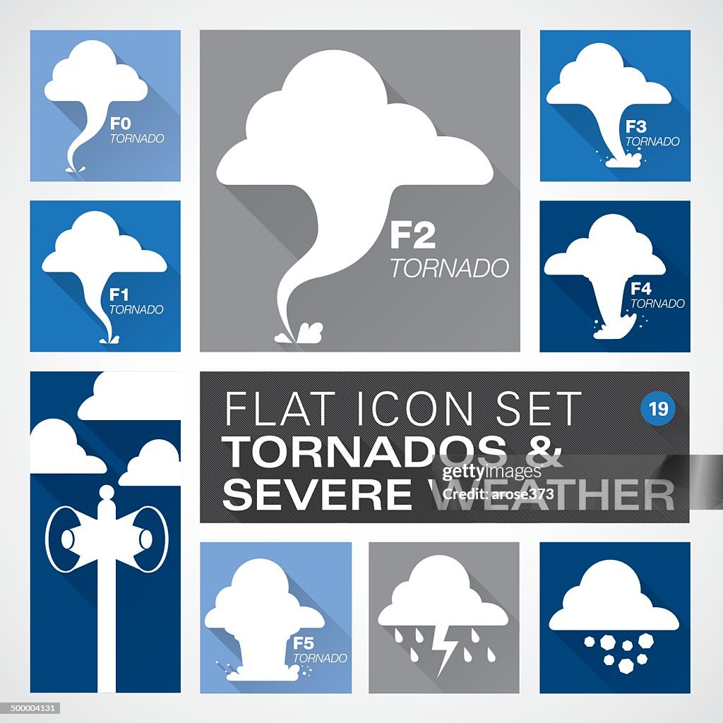 Flat19 icons-Tornados & schlechtem Wetter
