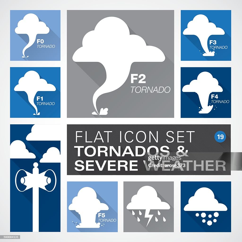 Flat19 icons - Tornados & Severe Weather