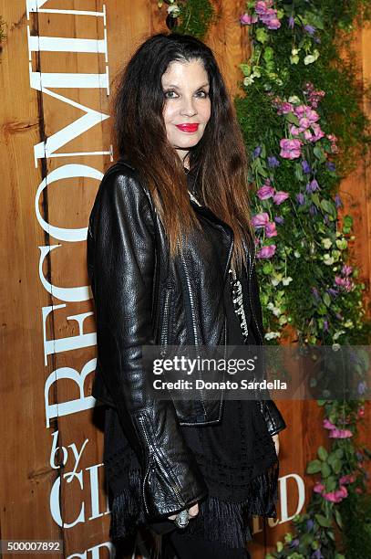 Designer Loree Rodkin attends a book party in honor of "Becoming" by Cindy Crawford, hosted by Bill Guthy And Greg Renker, at Eric Buterbaugh Floral...