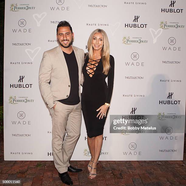 Josh Altman and Heather Bilyeu at Hublot & Haute Living Toast Art Basel with Private Dinner hosted by Dwyane Wade & Gabrielle Union on December 4,...