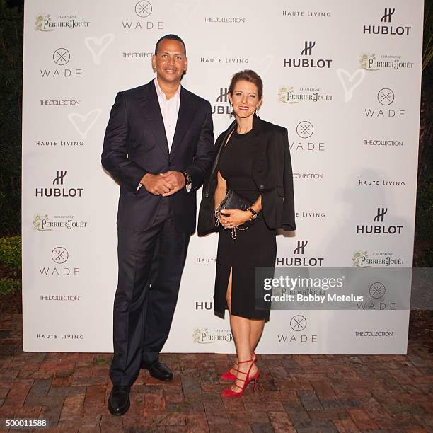 Alex Rodriguez and Bloomberg's Stephanie Ruhle at Hublot & Haute Living Toast Art Basel with Private Dinner hosted by Dwyane Wade & Gabrielle Union...