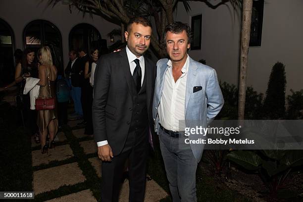 Miami Beach, FL Kamal Hotchandani and Ugo Colombo at Hublot & Haute Living Toast Art Basel with Private Dinner hosted by Dwyane Wade & Gabrielle...