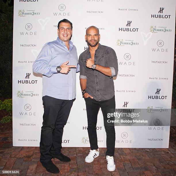 Gonzalo Morales and Actor Amaury Nolasco at Hublot & Haute Living Toast Art Basel with Private Dinner hosted by Dwyane Wade & Gabrielle Union on...