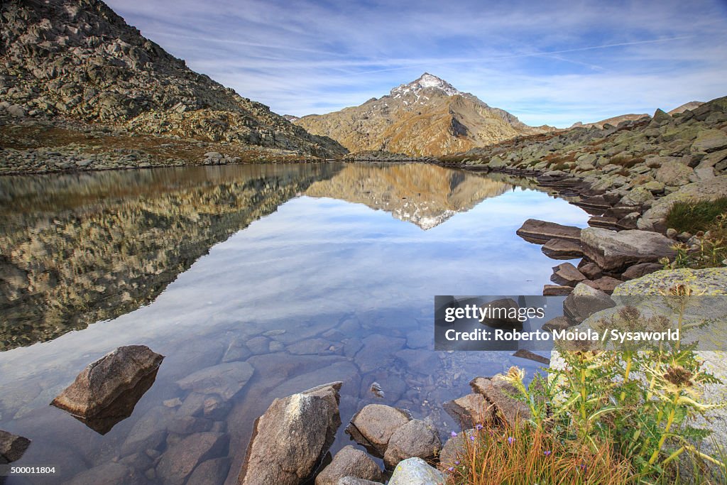 Sunrise at Lake Bergsee Switzerland