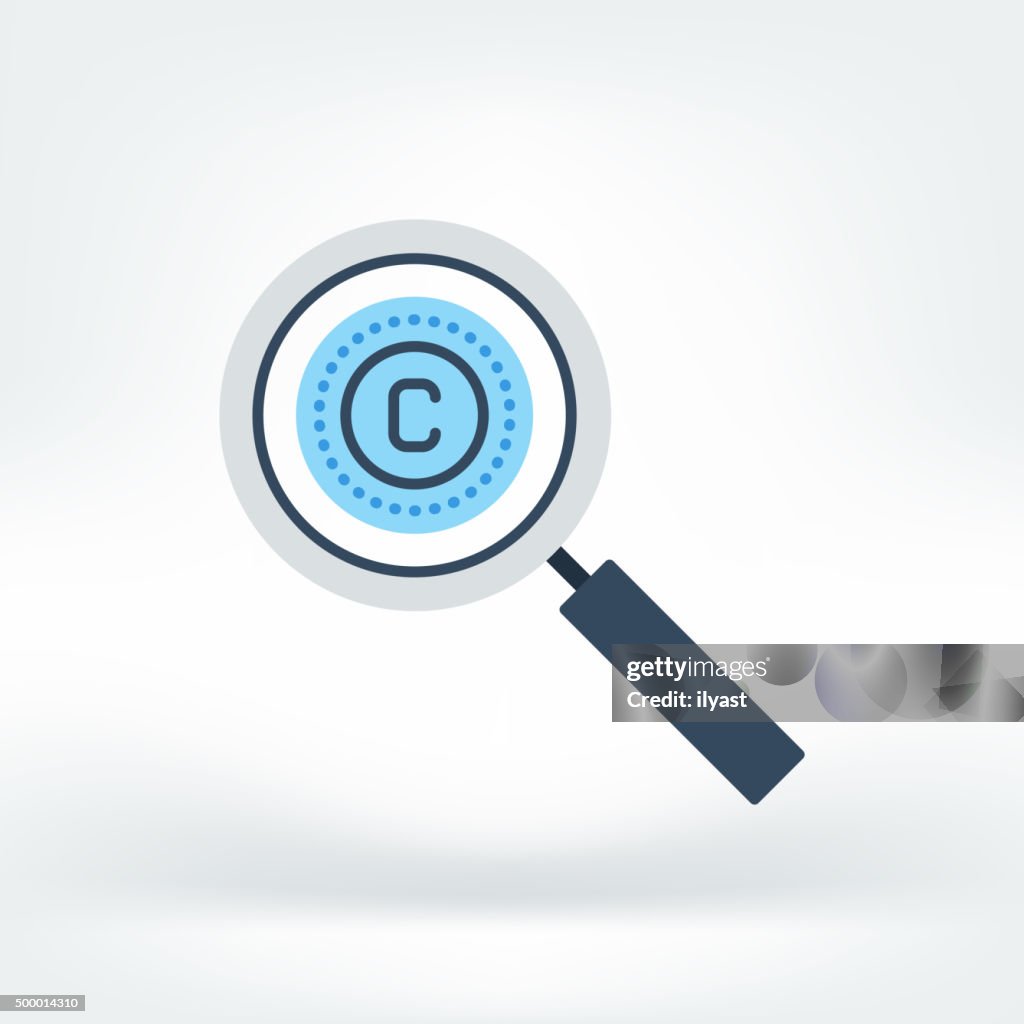 Vector Icon of Copriyght