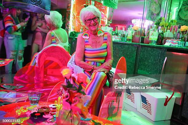 Instagram personality Baddie Winkle attends 'Motelscape,' an interactive fantasy performance and installation presented by Marina Fini, Signe Pierce,...