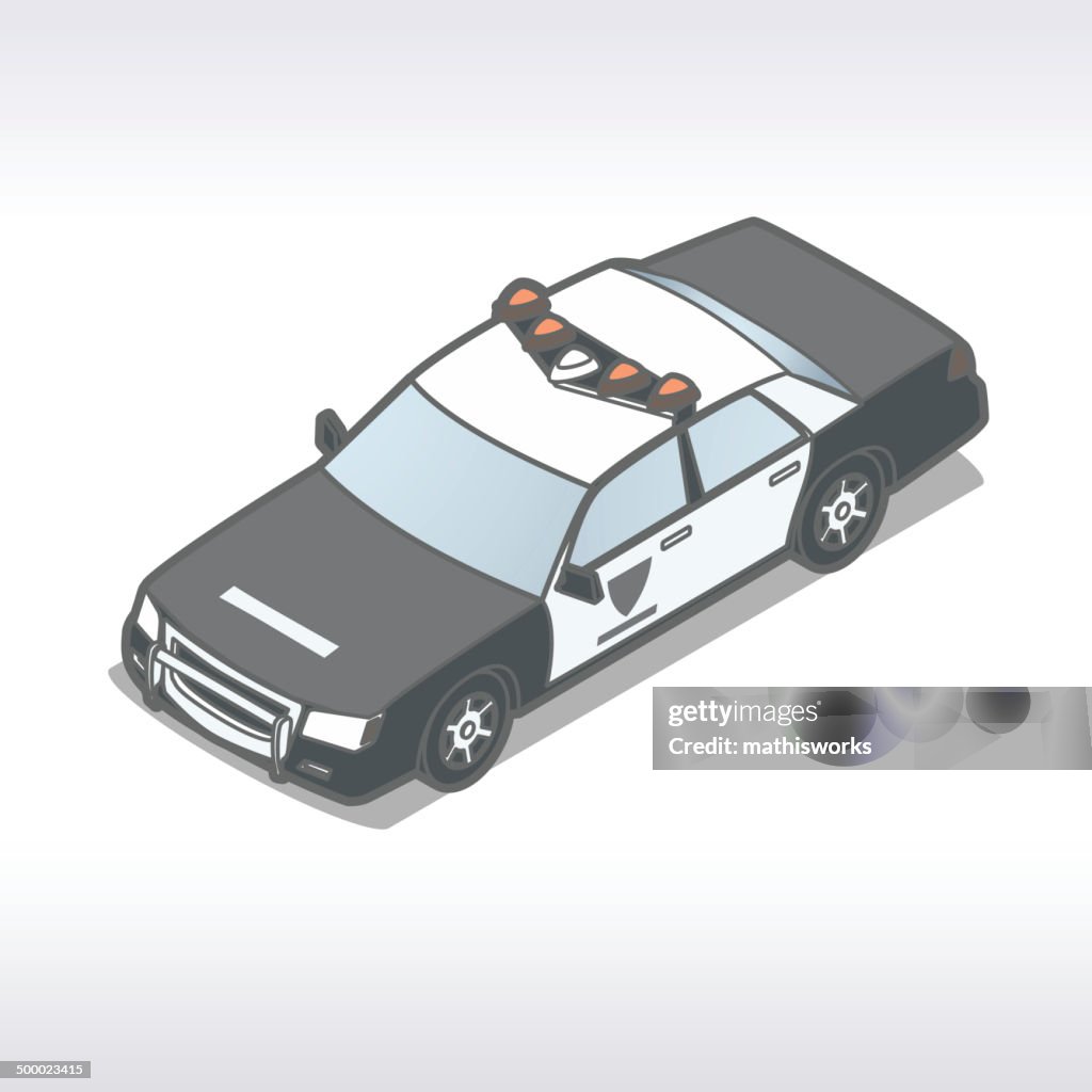 Police Car Illustration