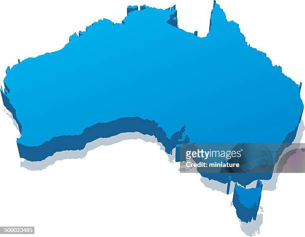 australia - australia map stock illustrations
