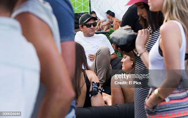 Australian Television star Chris Lilley Sighted at STEREOSONIC Melbourne on December 5, 2015 in Melbourne, Australia.