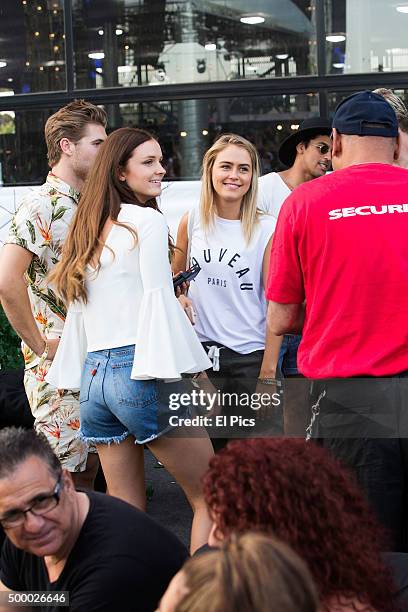 Fashion Blooger Steph Claire Smith Sighted at STEREOSONIC Melbourne on December 5, 2015 in Melbourne, Australia.