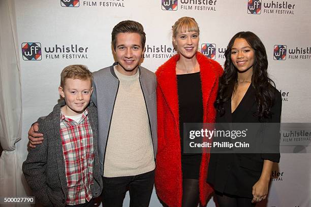 The 2015 Whistler Film Festival Rising Stars Jakob Davies, Rustin Gresiuk, Lauren Lee Smith and Taylor Russell attend the 2015 Whistler Flim Festival...