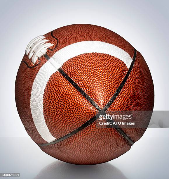 football head on - football ball close up stock pictures, royalty-free photos & images