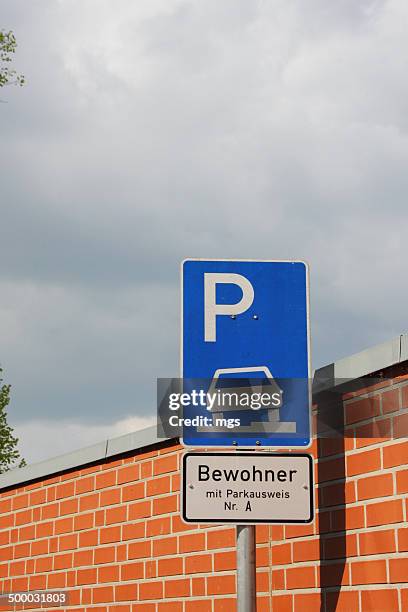 with parking permit only - handicapped placard stock pictures, royalty-free photos & images