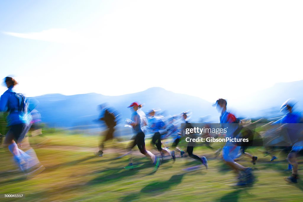 Trailing Racing Trail Running Race High-Res Stock Photo - Getty Images
