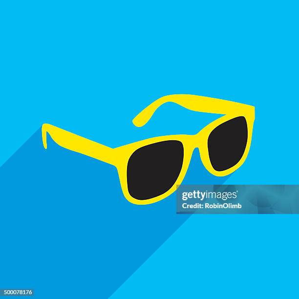 illustrations, cliparts, dessins animés et icônes de lunettes de soleil icône - sunglasses