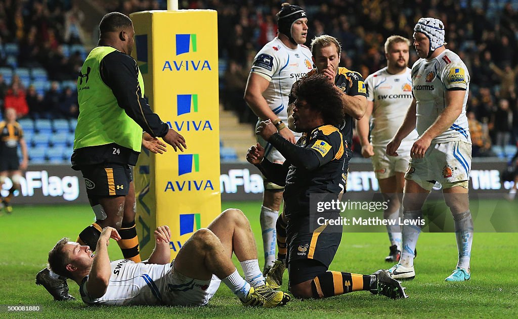 Wasps v Exeter Chiefs - Aviva Premiership